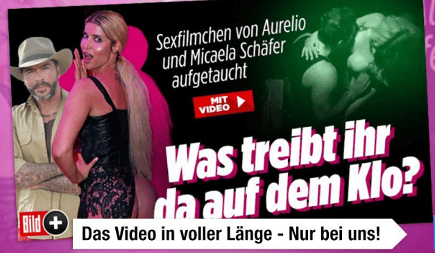 Micaela Schäfer & Aurelio: Sex film appeared!