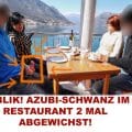 Alexandra Wett vernascht den Azubi aus dem Restaurant