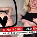 Blondine Nina-König bringt sich selbst zum Orgasmus