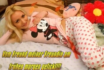 Blonde-Babes: Fucked by my girlfriend's boyfriend early in the morning!!!