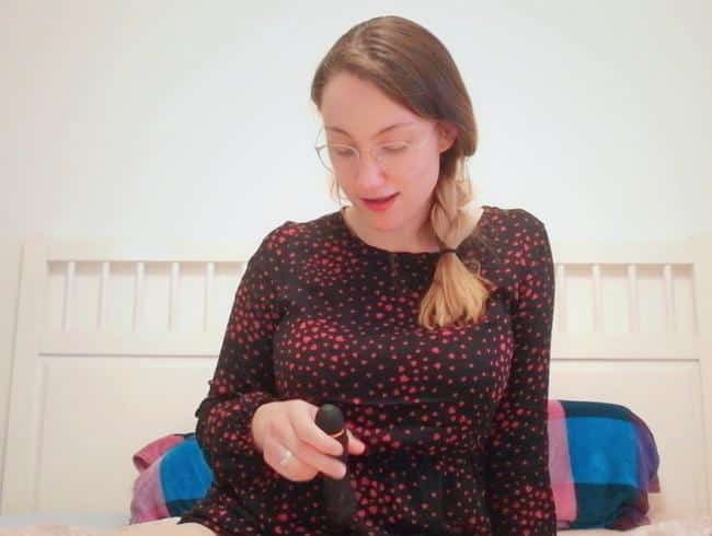 Blonde Emma Berg intimately shows her favorite sex toys
