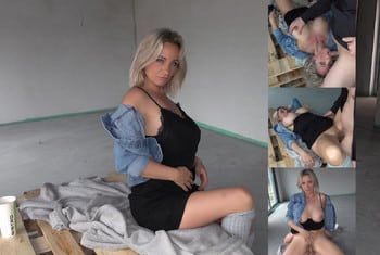 Candy-Samira - 19 year old electrician trainee fucked on the construction site