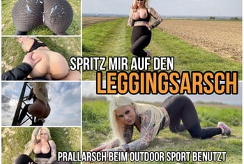 devil-sophie - SQUIRT ME ON THE LEGGINGS ASS BUMPER ASS USED IN OUTDOOR SPORTS