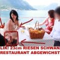 Public Aktion Im Restaurant von Alexandra-Wett! 23 cm Schwanz ist mein Dessert!