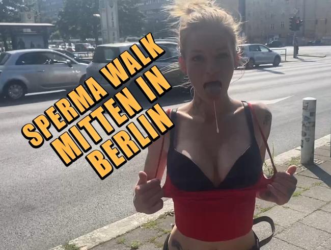 JayJayPrivat - SPERMA WALK en medio de BERLÍN
