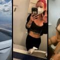 Nini-Nightmare - se puso cachondo en medio del avión