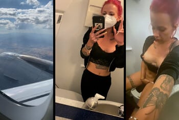 Nini-Nightmare - se puso cachondo en medio del avión