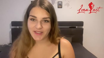 LenaLust - What a black dildo does to me
