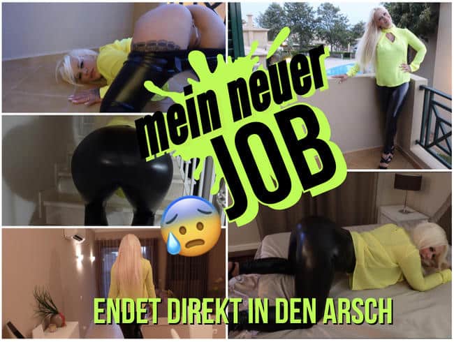 SteffiBlond - violent ass fuck on the 1st working day!