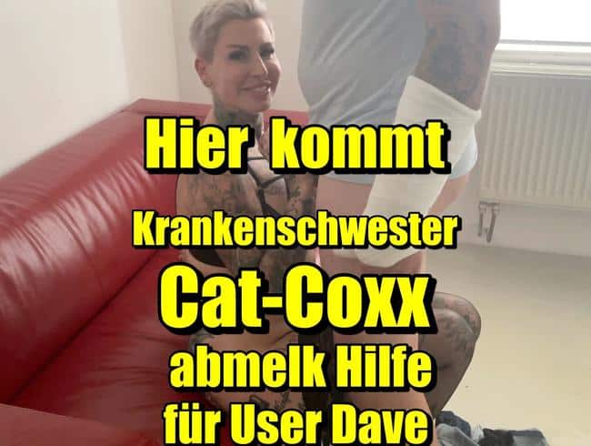 Krankenschwester Cat-Coxx hilft dir beim abmelken!