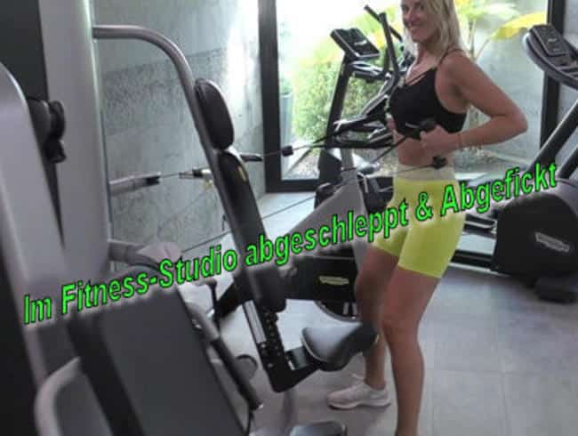Blonde LissLonglegs Gets Fucked At The Gym!