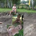 Hardcore outdoor sex with sweetpinkpussy