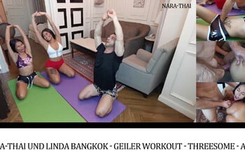 Trio anal chaud avec Nara-Thai & Linda Bangkok