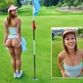 holed up! Secret AO fuck on the golf course @ Lia-Fox