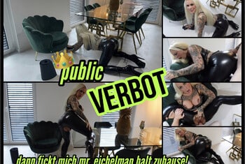 SteffiBlond - Public Fick canceled... then we'll just fuck at home