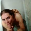[RubyRubin] Sucking cock in the shower
