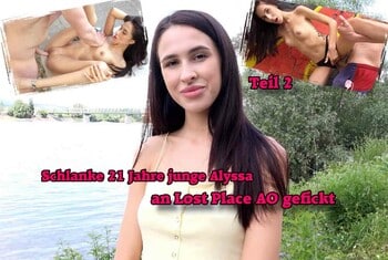 German-Scout - Skinny Teen Fucked in Lost Place AO