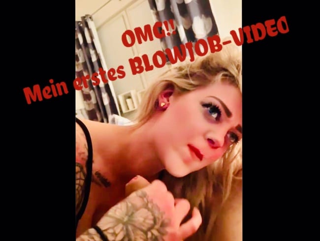 (Maddy Lick) OMG! My first blowjob in front of the camera