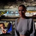 Naughty fuck at the airport with SirenaSweet + sperm walk
