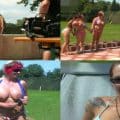Horny summer outdoor orgy with lydiaprivat