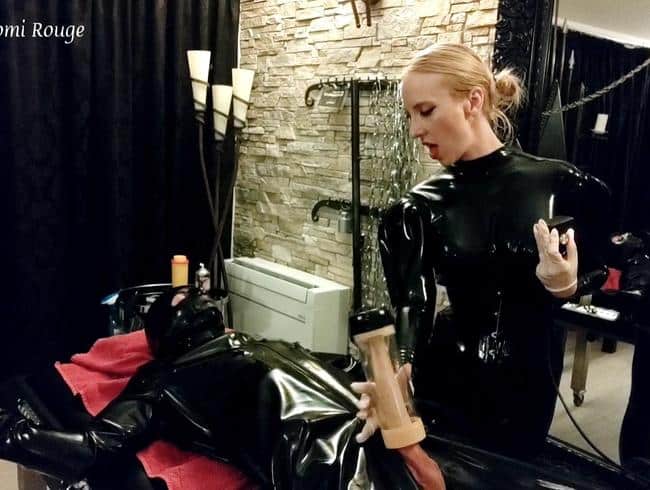 Lady-Naomi-Rouge - Part 3 Real session insights: Sadistic milking with the milking machine