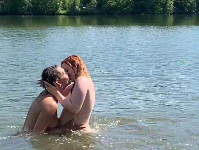 Avons-nous été vus à la baise en plein air dans le lac ? (Iva Soleil)