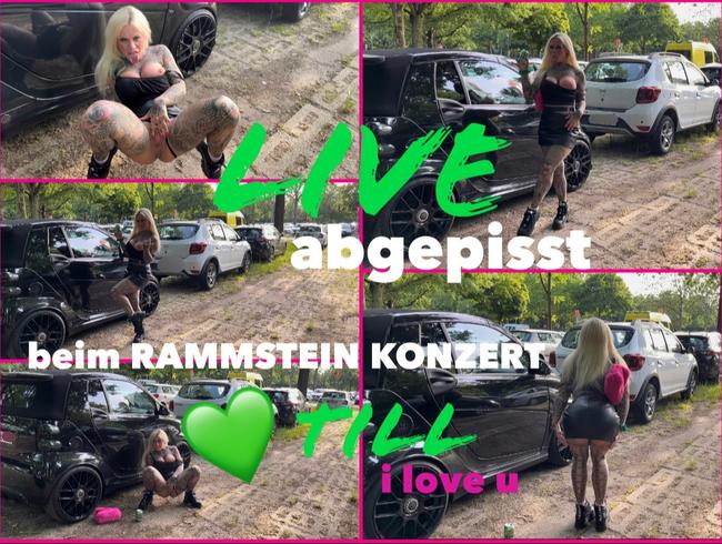 SteffiBlond - Pissed LIVE at the RAMMSTEIN CONCERT | TILL i love u