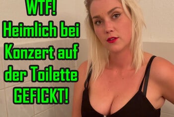Larissa Bell - WTF! Toilet fuck at the concert