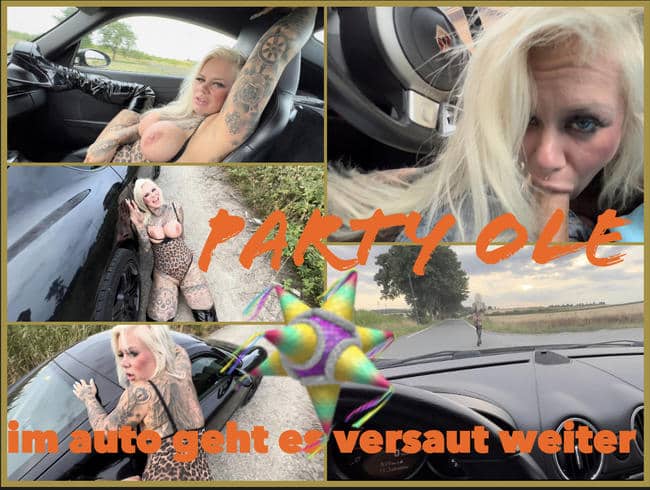 Hard & dirty fuck in the car with SteffiBlond
