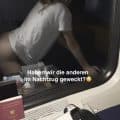 (sexyMundM) Scopata e spruzzata sul treno notturno