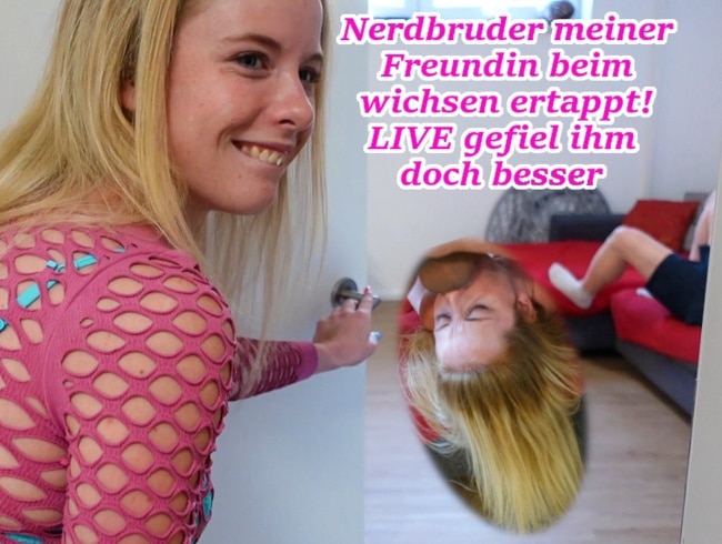 Mia-Adler @ Nerd sorpreso a masturbarsi e lo mangia;)