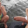 Goddess-Lena - Lesbenspaß auf einem Boot mit 2 versauten Ludern