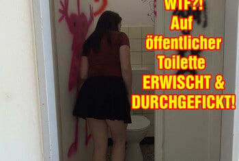 Fucked kinky in the public toilet [EmmaSecret]