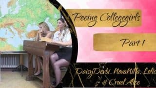 DaisyDevbi - College Girls Pissing ;)