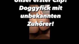 GermanCouple97 – Wir treiben es Doggy inkl. Telefonsex mit einem Unbekannten