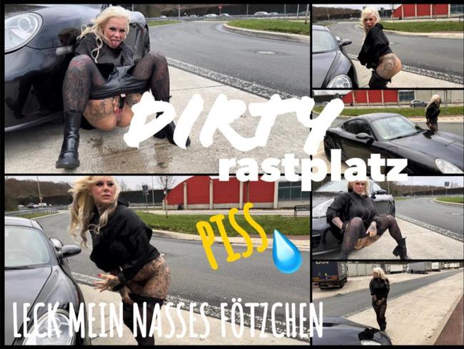 SteffiBlond - DIRTY Rastplatz Piss l lick my wet pussy