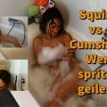 MonaMystery - Squirt Vs Cum Shot!! Who squirts hotter?