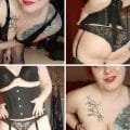 PiercingKitty - Hot femdom in corset and suspenders
