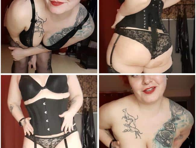 PiercingKitty - Hot femdom in corsetto e bretelle