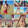2 troie lo hanno fatto sulla famosa spiaggia delle vacanze @ RosellaExtrem e Dirty-Tina