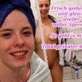 Mia-Adler: After the gangbang! Just showered & inseminated again