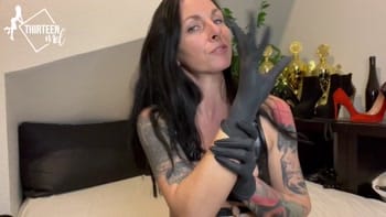 JOI from Thirteen-Mel! Wixxer with latex gloves