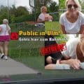 Blonde TatjanaYoung with blatant public action in Ulm