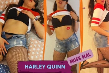 Stella-Hoti - Harley Quinn ha bisogno di fare pipì - 2 carichi - Cosplay
