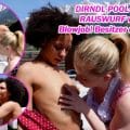 Perverted sluts escalate in the pool! House ban because of public blowjob @ Lia-Amalia