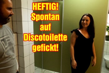 Spontaneous disco fuck in the toilet with EmmaSecret