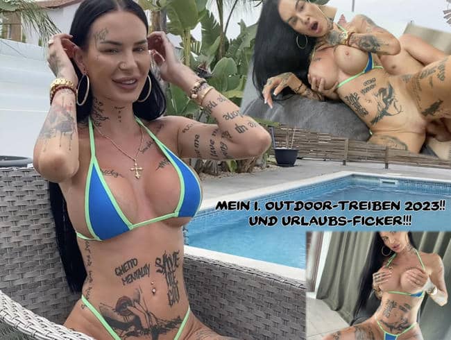 Maja-Bach: My first outdoor fuck this year with my hot holiday flirt