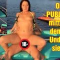 EmmaSecret - ¡Golpeando en público en el lago para bañarse! Cualquiera puede mirar