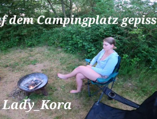 Lady-Kora: Pipi machen im Camping Urlaub