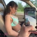 [Alyssa-Hot] We fuck in the car and the jogger watches